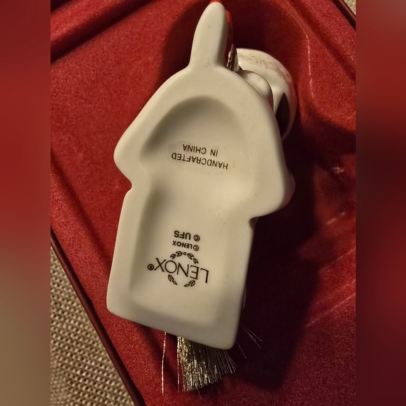 Lenox Festive Snoopy Ornament - White, Red, and Green - Picture 5 of 7